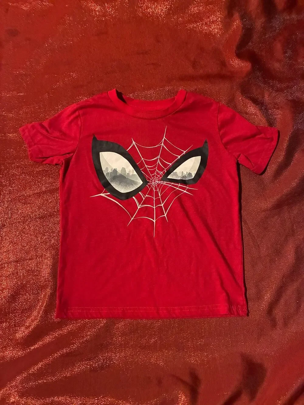 Jumping BeansShirt Boys 6 Marvel Spider Man Red Short Sleeve Graphic Tee